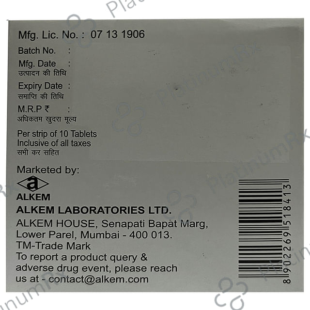 Quicnac AB 100/600mg Tablet 10s