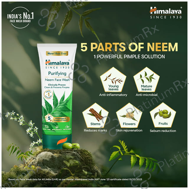 Himalaya Herbals Purifying Neem Face Wash 200ml