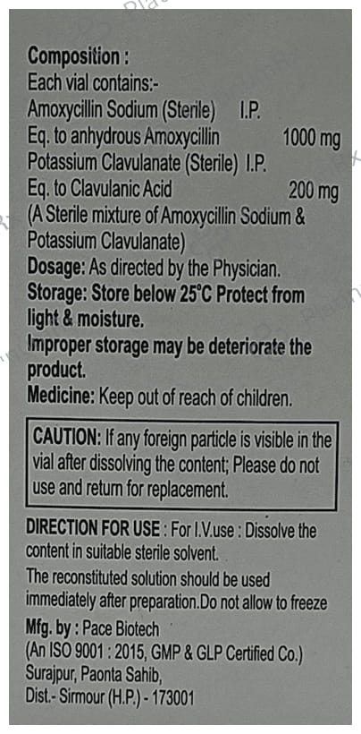 Halmox-CV 1.2g Injection