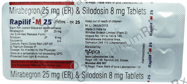 Rapilif M 25/8mg Tablet ER 10s