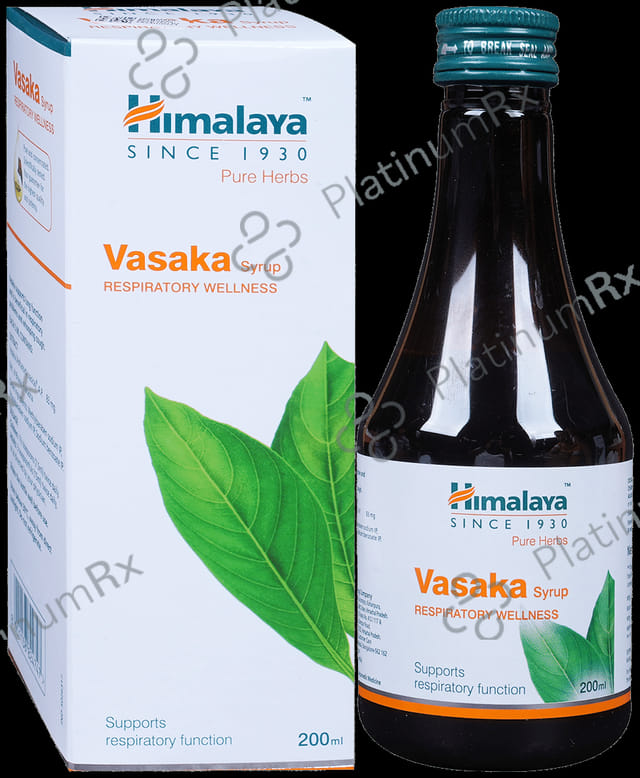Himalaya Wellness Pure Herbs Vasaka Respiratory Wellness Syrup