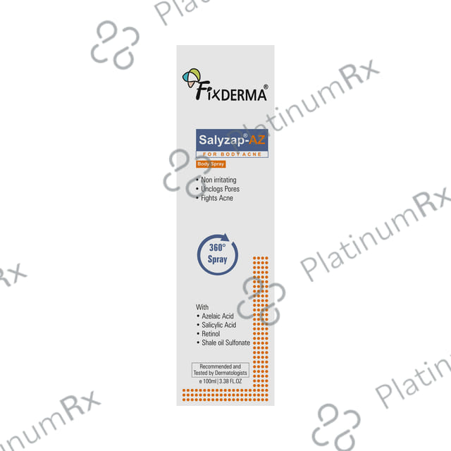Salyzap AZ Spray For Body Acne 100ml