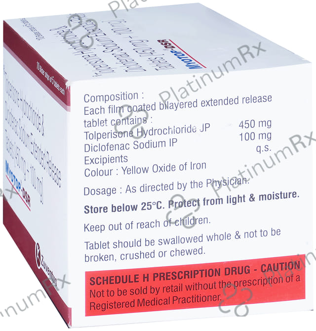 Myotop DSR 450/100mg Tablet 5s
