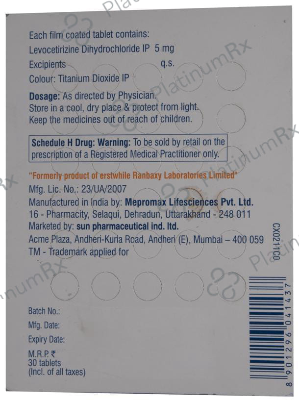 Teczine CP Tablet 30s
