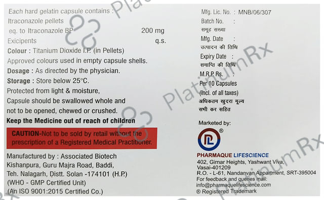 Itradue 200mg Capsule 10s