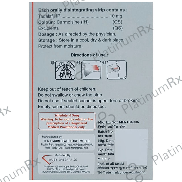 Alpha T 10mg Tablet MD 10s