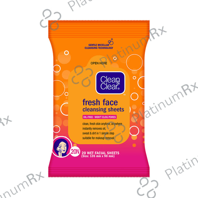 Clean & Clear Fresh Face Cleansing Sheet