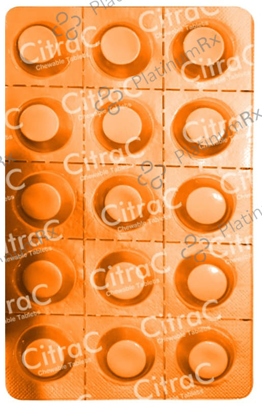 CitraC Chewable Tablet Orange