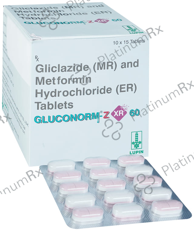 Gluconorm Z XR 60/500mg Tablet 15s