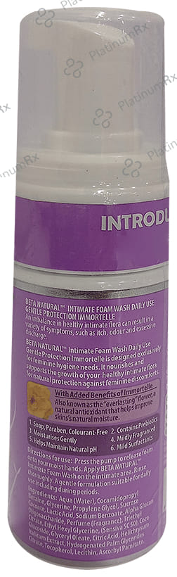 Beta Natural Intimate Wash Immortelle Liquid 100ml