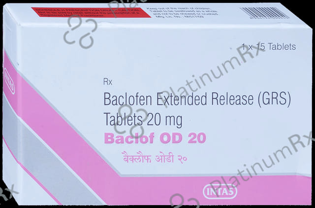 Baclof OD 20mg Tablet ER 15s