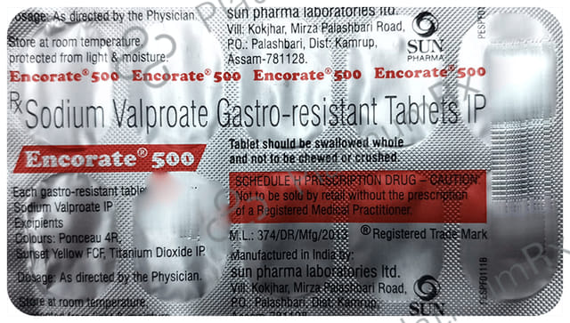 Encorate 500mg Tablet 10s