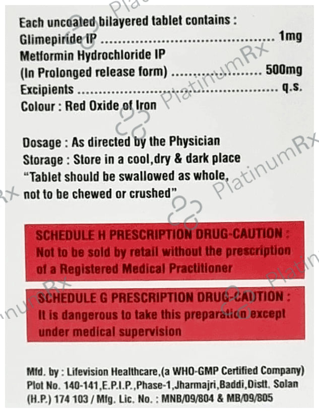 Nadformin-G1 Tablet PR