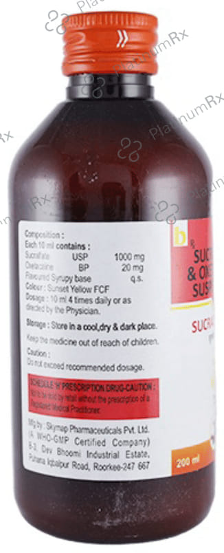 Sucrachem O Oral Suspension 200ml