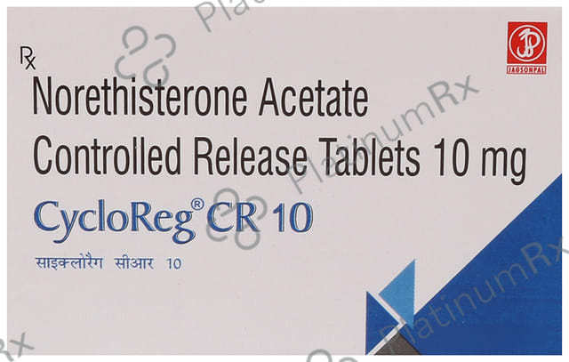 Cycloreg CR 10mg Tablet 10s