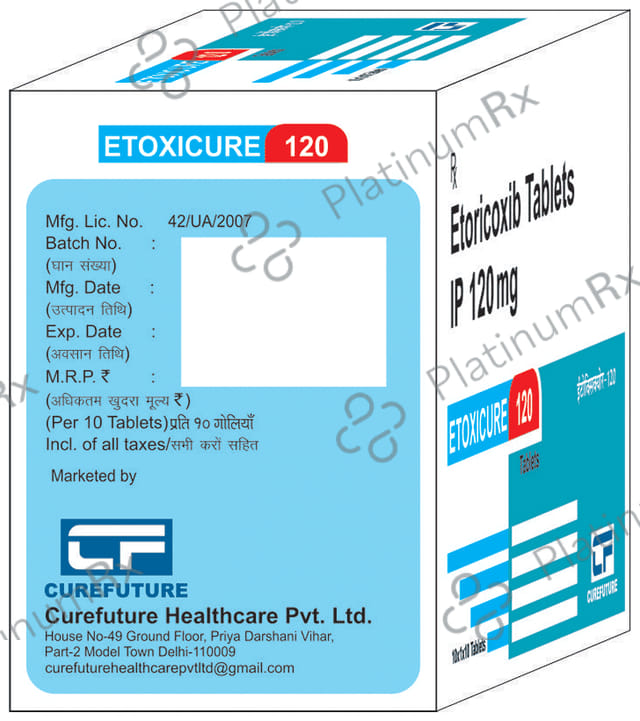 Etoxicure 120 Tablet