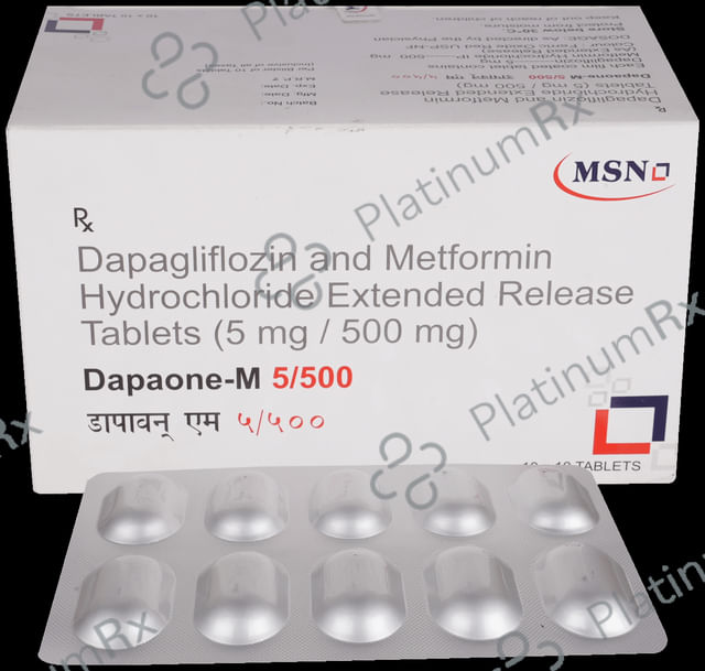 Dapaone M 5mg/500mg Tablet