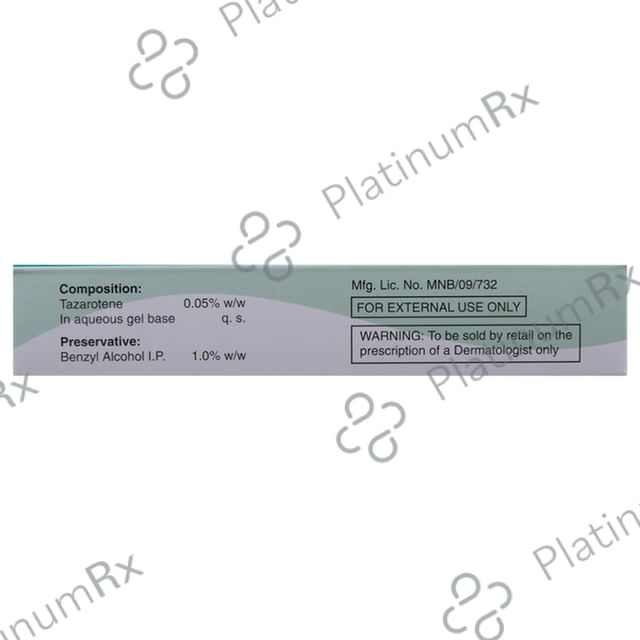 Tazret 0.05% Gel 20gm