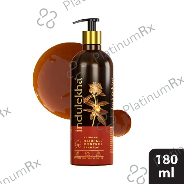 Indulekha Bringha Hair Fall Control Shampoo 180ml