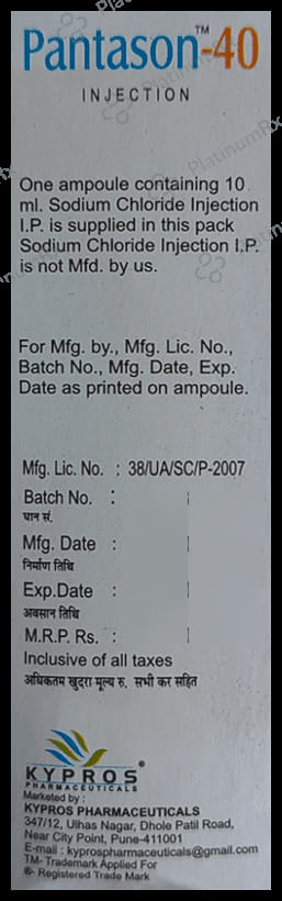 Pantson 40 Injection