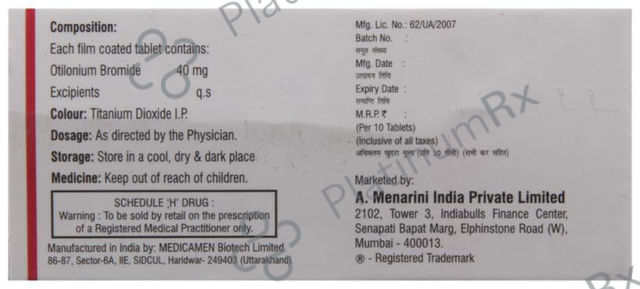Menoctyl 40mg Tablet 10s