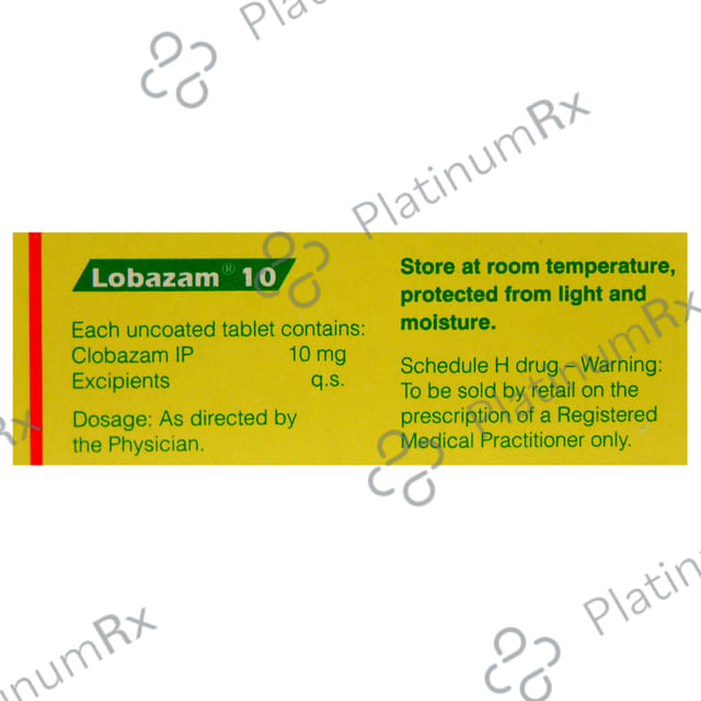 Lobazam 10mg Tablet 10s