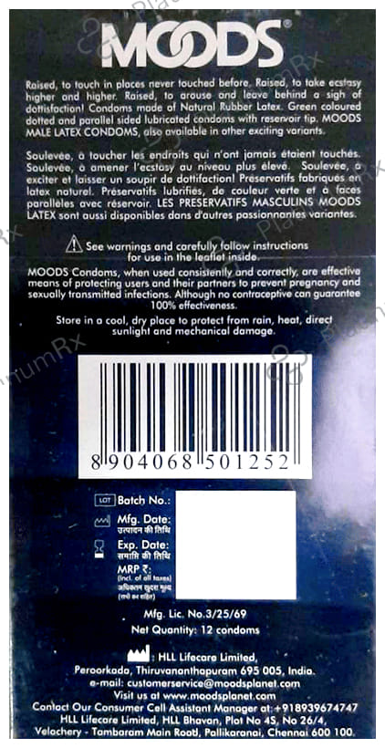 MOODS Dotted Condom 12s