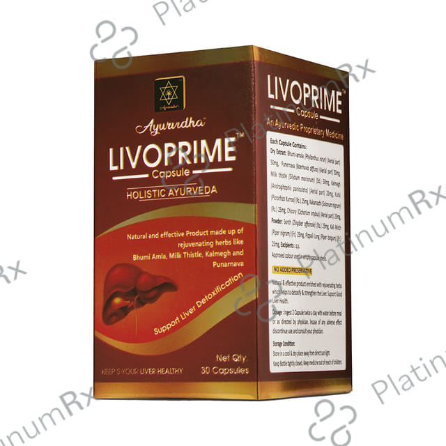Ayurvidha Livoprime Capsule (30 Each) 1 Bottle