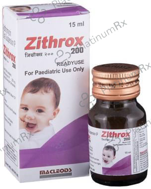 Zithrox 200mg Readyuse Suspension 15ml