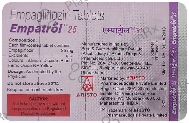 Empatrol 25mg Tablet 10s