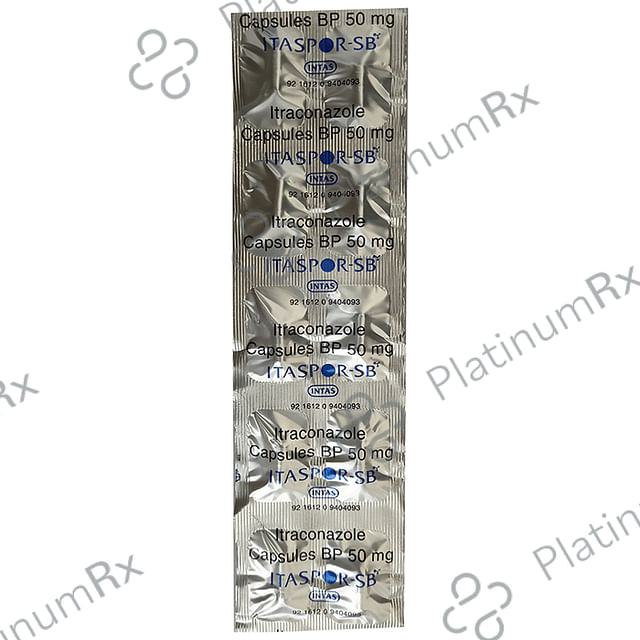 Itaspor SB 500mg Capsule 10s