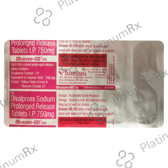 Divaxee OD 750 Tablet PR