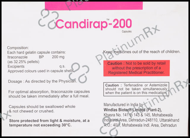 Candirap 200mg Capsule 4s