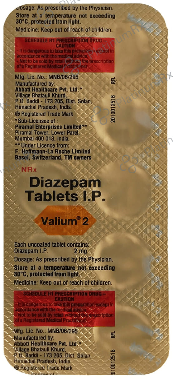 Valium 2mg Tablet 10s