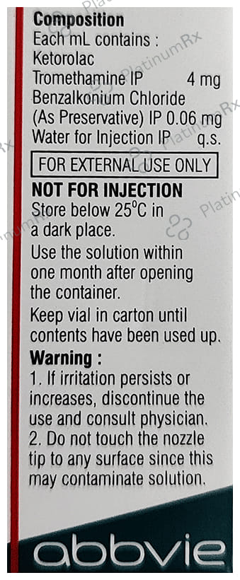 Acular LS 0.4% Eye Solution 5ml