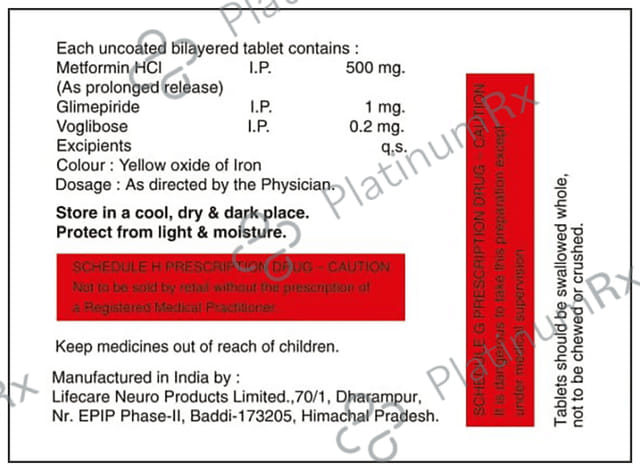 Synoglim MV 1 Tablet PR