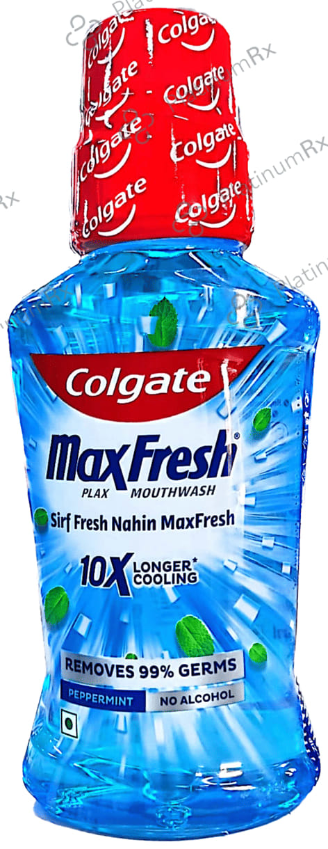 Colgate Peppermint MaxFresh Plax Antibacterial Mouth Wash 250ml