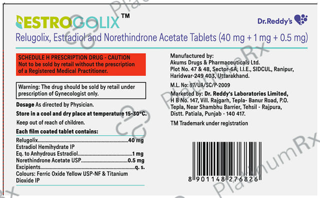 Estrogolix Tablet 28s
