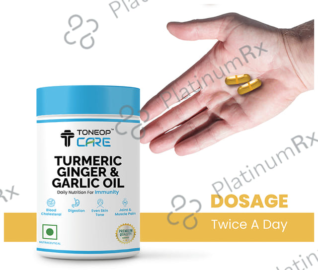 ToneOp Care Turmeric Ginger & Garlic Oil Capsule 60s