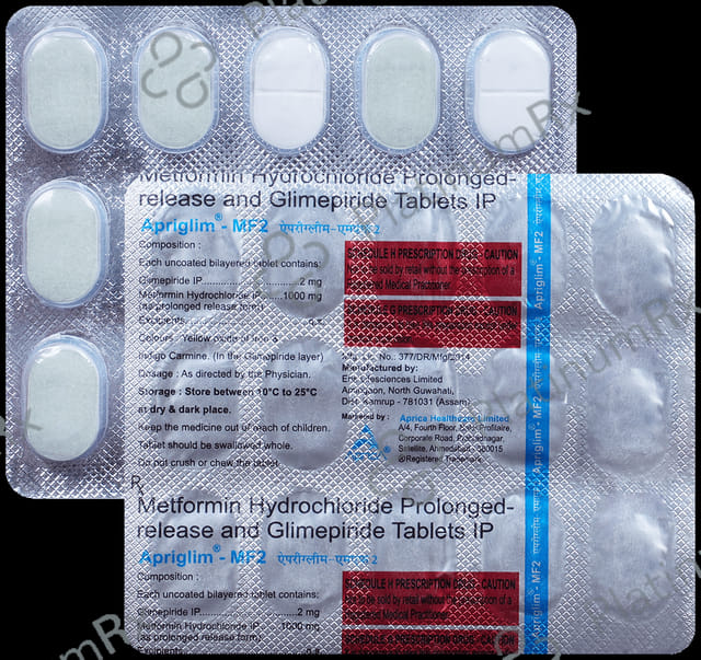Apriglim-MF 2 Tablet PR 15 Tablet PR