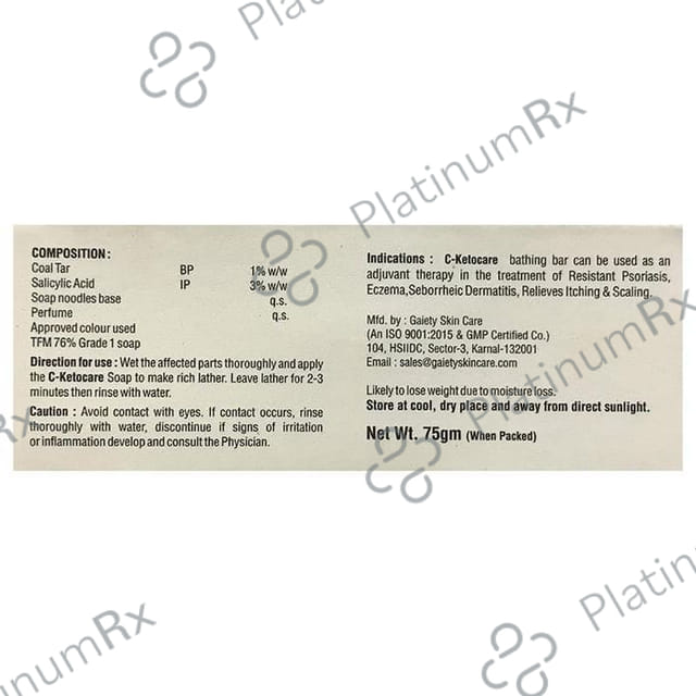 C-Ketocare Medicated Soap