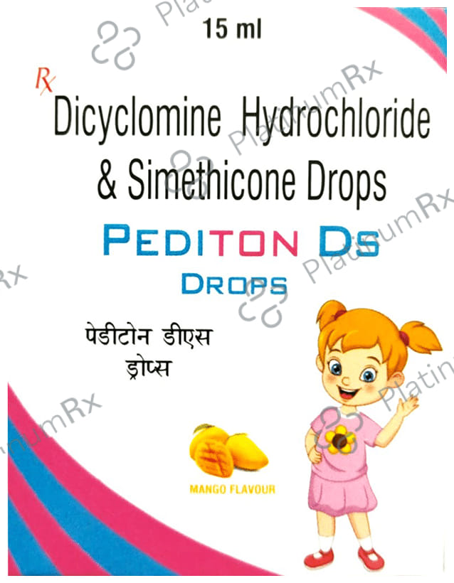 Pediton DS 10/40mg Oral Drops Mango 15ml