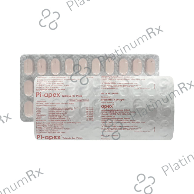 PI-Apex Tablet for Piles
