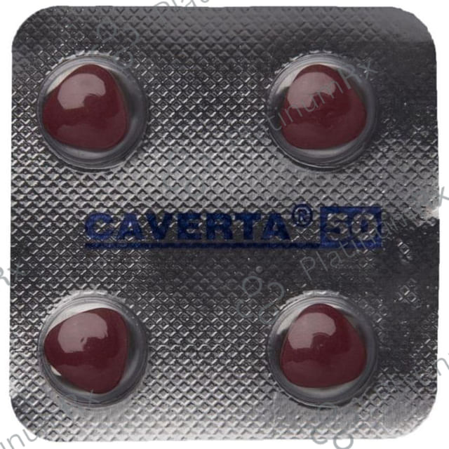 Caverta 50mg Tablet 4s
