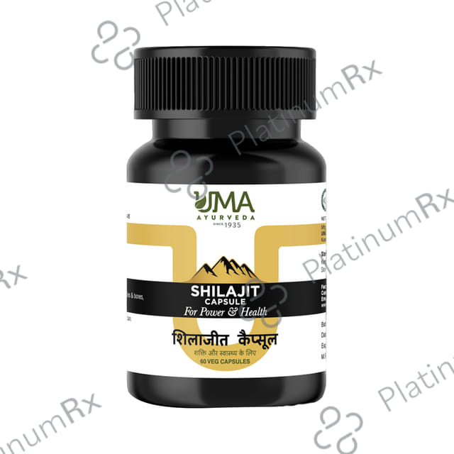 Uma Ayurveda Shilajit Veg Capsule