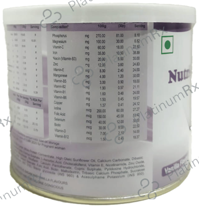 Nutri Right Mom with Whey Protein, Vitamins & Minerals Flavour Powder Sugar Free Vanilla