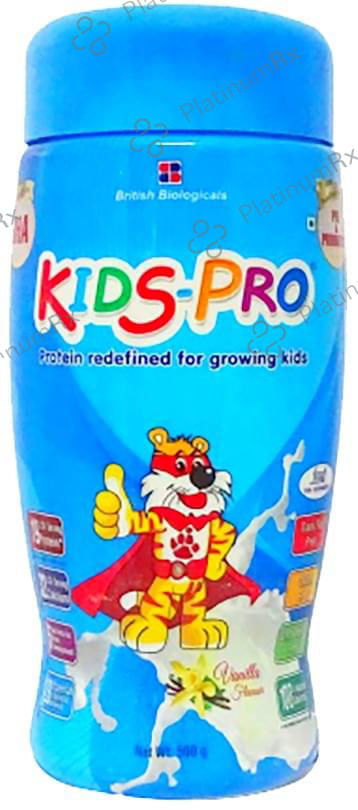 Kids Pro Protein Children Flavour Vanilla Powder 500gm