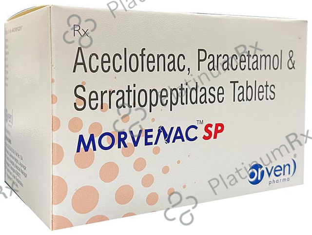 Morvenac SP 100/325/15mg Tablet 10s