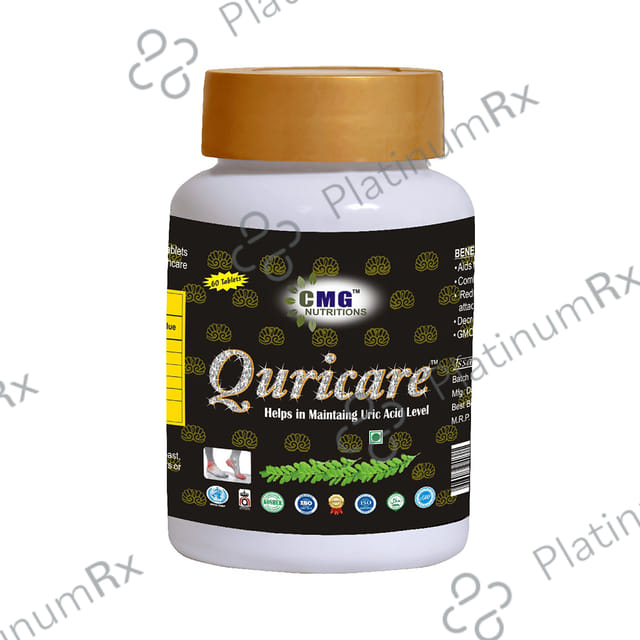 CMG Nutritions Quricare Tablet Helps in Maintaining Uric Acid Level