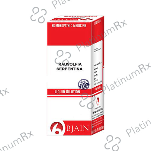 Bjain Rauvolfia Serpentina Dilution 3X 100 ml